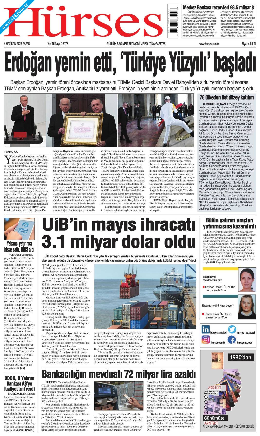 Gazeteler, Erdoğan’ın açıkladığı yeni kabine listesini manşetlerine nasıl taşıdı? İşte günün manşetleri 11