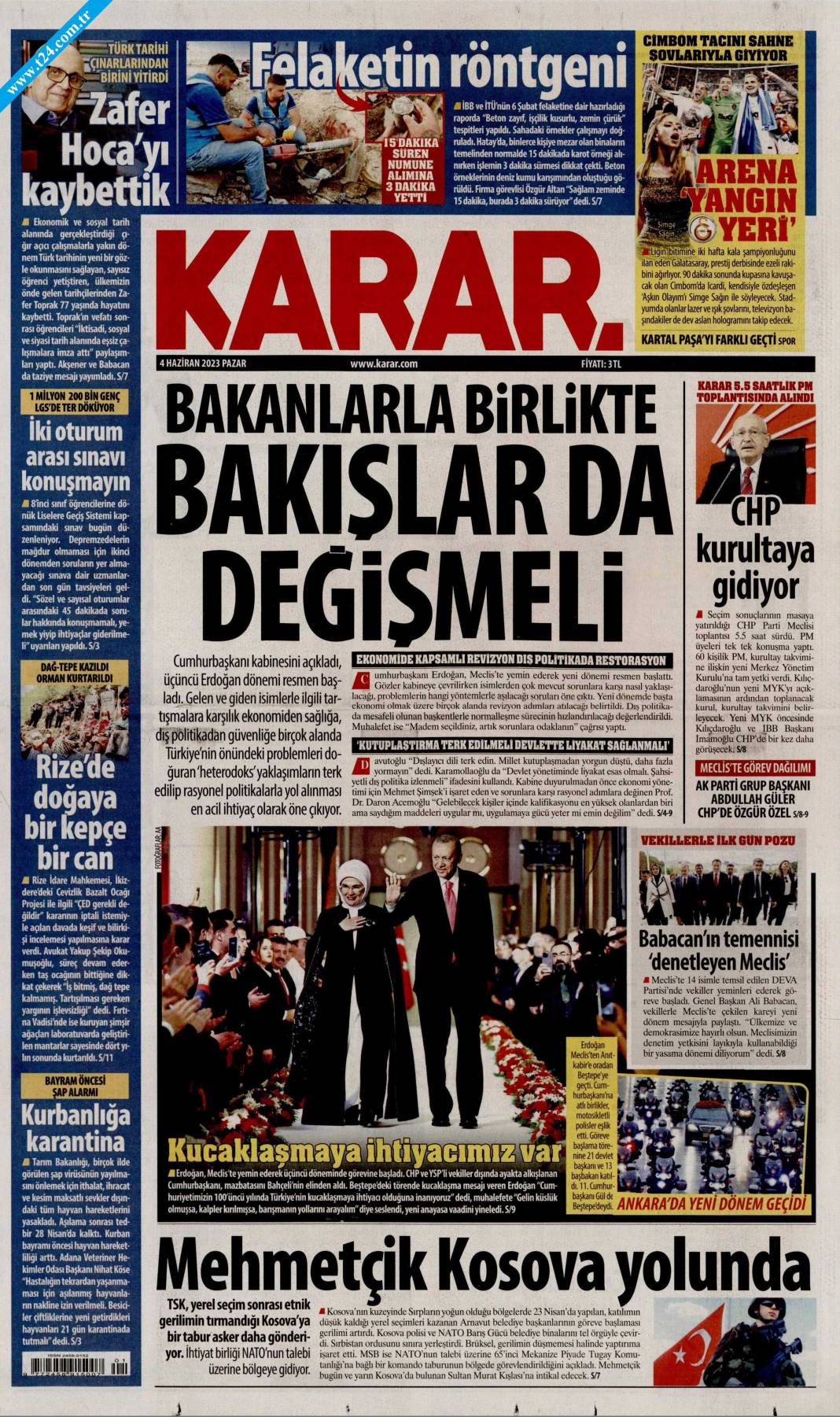 Gazeteler, Erdoğan’ın açıkladığı yeni kabine listesini manşetlerine nasıl taşıdı? İşte günün manşetleri 10