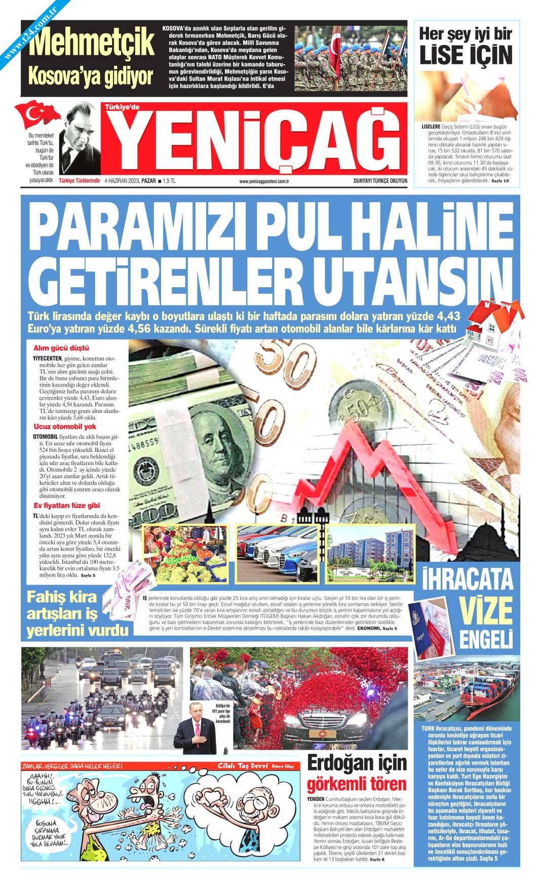 Gazeteler, Erdoğan’ın açıkladığı yeni kabine listesini manşetlerine nasıl taşıdı? İşte günün manşetleri 1