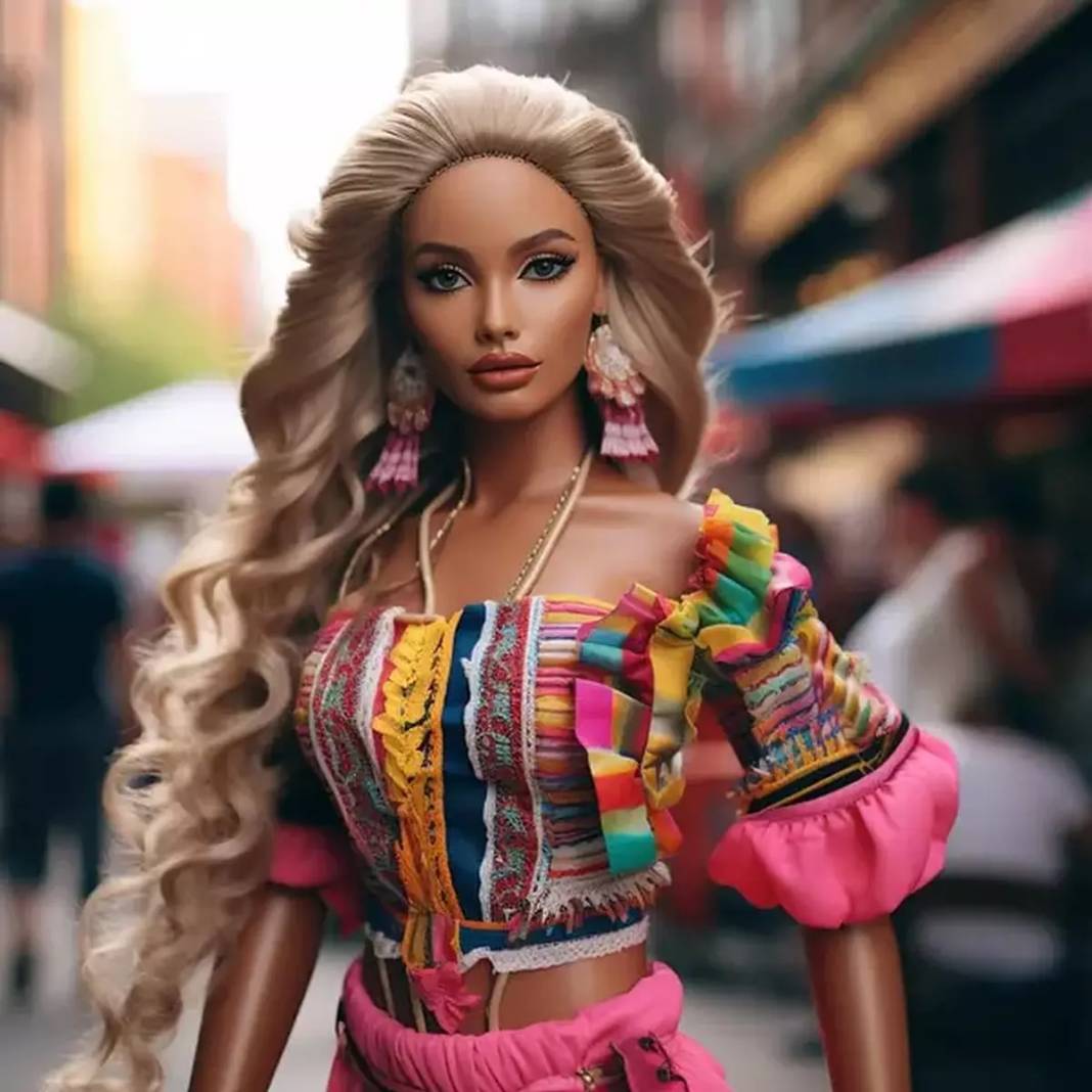 Ülkerlere göre Barbie bebek tasarladılar! Bakın Türkiye'yi nasıl gösterdiler 4