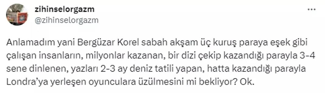 Ünlü oyuncu Bergüzar Korel, vücudundaki morlukları göstererek sitem etti 6