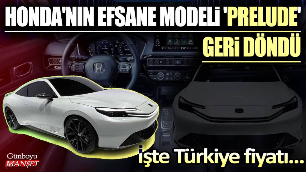 Honda'nın efsane modeli 'Prelude' geri döndü: İşte Türkiye fiyatı... 1