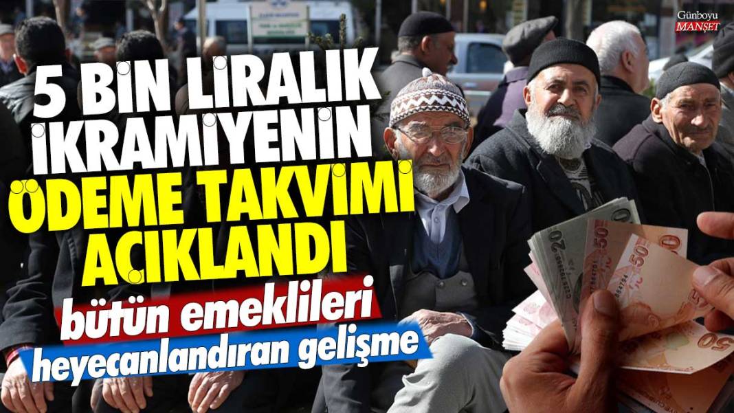 SSK, Bağ-Kur, 4A, 4B, 4C ve bütün emeklileri heyecanlandıran gelişme! 5 bin liralık ikramiyenin ödeme takvimi açıklandı 1