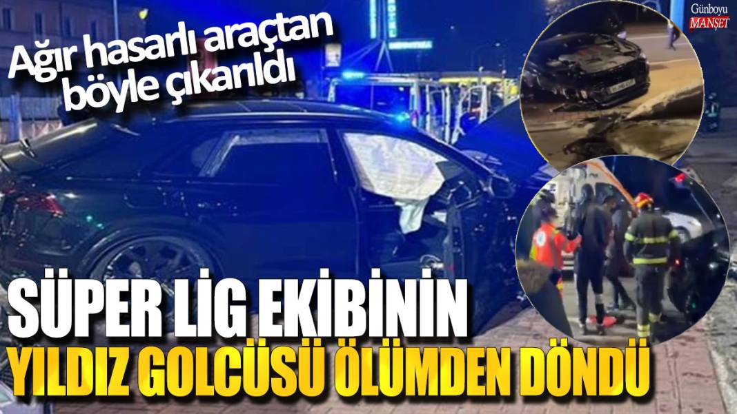Adana Demirspor'un yıldız golcüsü Mario Balotelli ölümden döndü: Ağır hasarlı araçtan böyle çıkarıldı 1