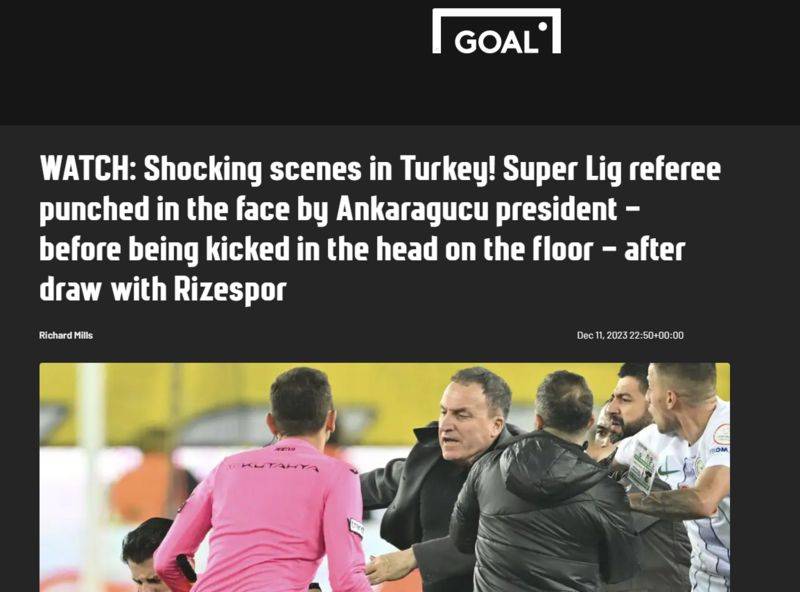 Türk futbolunun utanç gecesi! Ankaragücü Başkanı Faruk Koca'nın hakem Halil Umut Meler'e saldırısı dünya basınında nasıl yankı buldu? 10