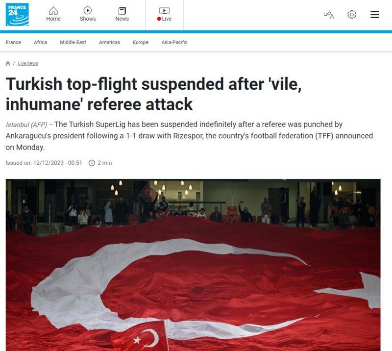 Türk futbolunun utanç gecesi! Ankaragücü Başkanı Faruk Koca'nın hakem Halil Umut Meler'e saldırısı dünya basınında nasıl yankı buldu? 7