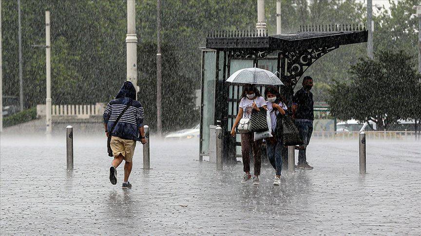 Meteoroloji'den İstanbul dahil 20 ile sarı kodlu uyarı: Sağanak yağış, sis ve pus... 15