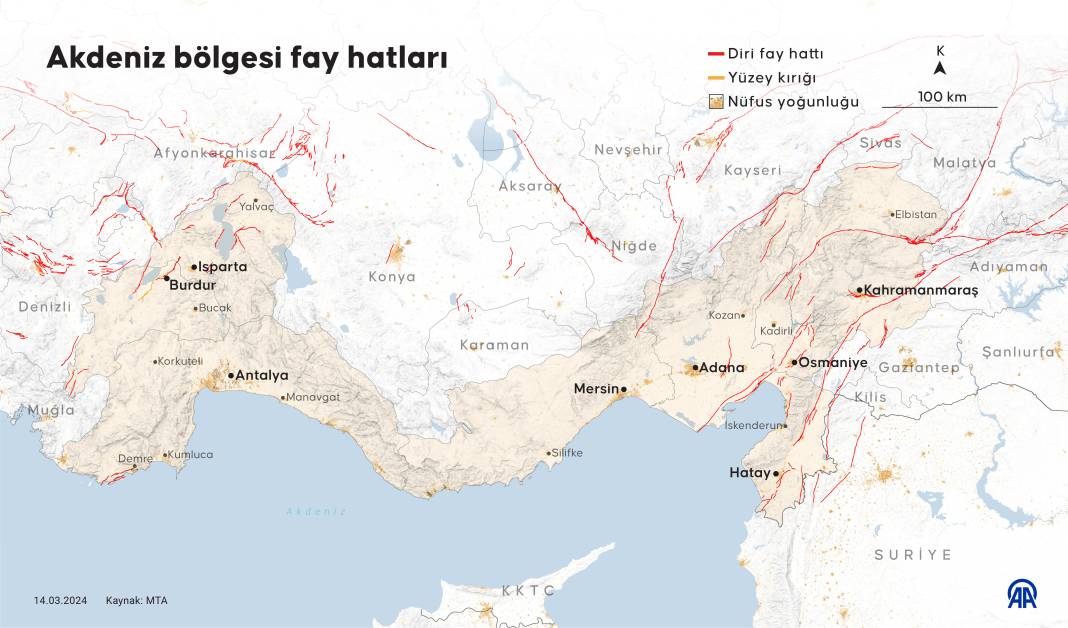 Türkiye’nin deprem haritası yenilendi! Nerede kaç diri fay var 1