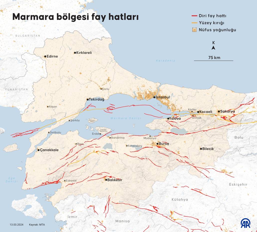 Türkiye’nin deprem haritası yenilendi! Nerede kaç diri fay var 4