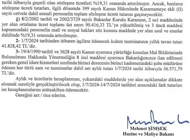 Şimşek'ten milyonları ilgilendiren imza. Memur zammı kıdem tazminatı ve bedelli askerlik ücreti netleşti 6