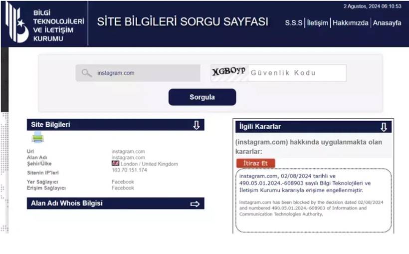 BTK Instagram'a erişim engeli getirdi. Milyonlar hesaplarına ulaşamıyor 5