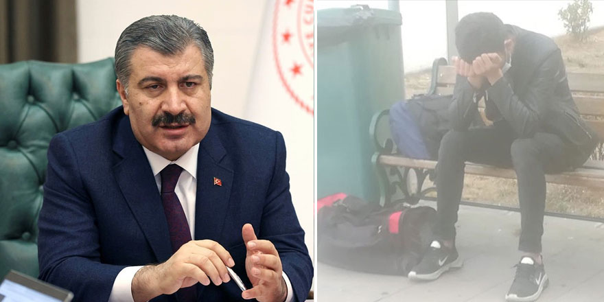 Bakan Fahrettin Koca'dan hastane önünde çekilen videoya ilişkin açıklama