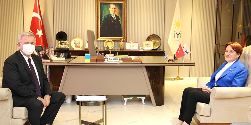 Mansur Yavaş'tan Meral Akşener'e sürpriz ziyaret