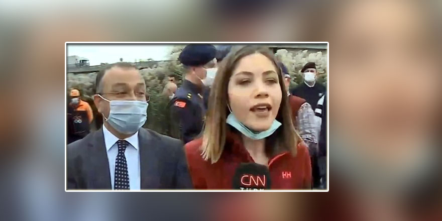 Büyükçekmece'de ilginç anlar! CNN Türk muhabirinin zor anları...