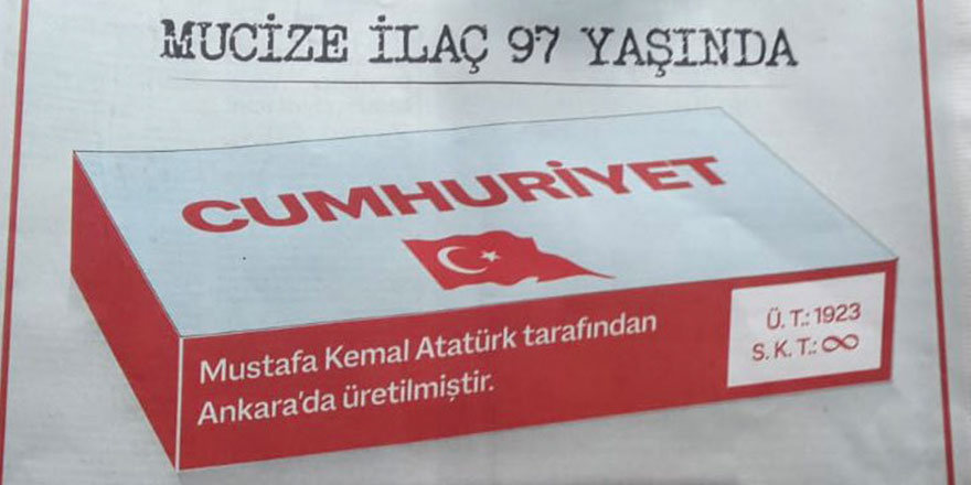İstanbul Eczacı Odası'ndan muhteşem 29 Ekim Cumhuriyet Bayramı mesajı