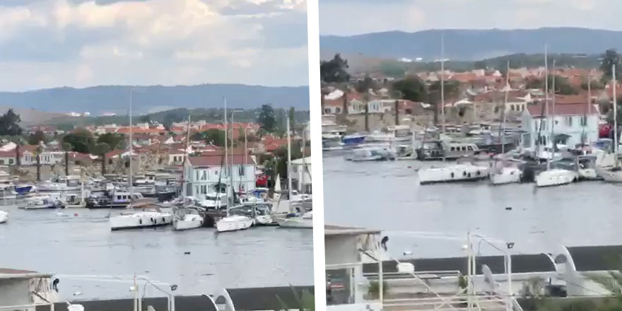 Deprem İzmir'i öyle bir vurdu ki... Yatları tekneleri aldı götürdü