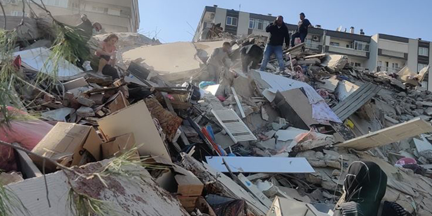 İzmir'deki depremin tüyler ürperten sesi ortaya çıktı