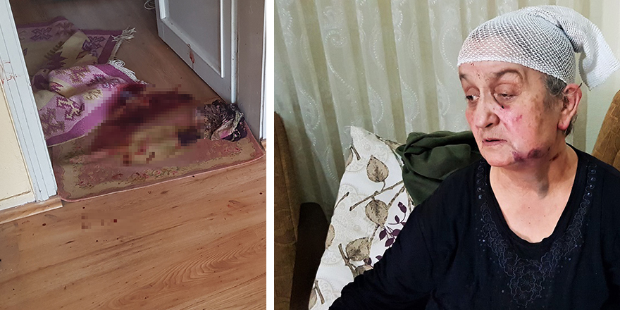 70 yaşındaki yaşlı kadın evine giren hırsızdan ölü taklidi yaparak kurtuldu