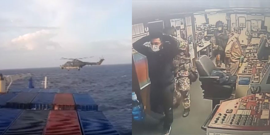 Alman askerlerden Türk gemisine Doğu Akdeniz'de skandal baskın