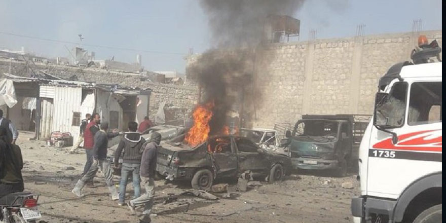 Suriye El Bab'ta bomba yüklü araçla saldırı!