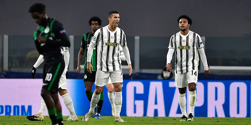 Şampiyonlar Ligi'nde Juventus, Ferencvaros karşısında kazandı! Uzuni, Ronaldo'nun gol sevincini yaptı