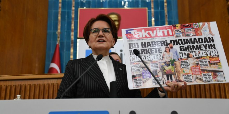 İYİ Parti lideri Meral Akşener'den Takvim Gazetesi'ne çok sert tepki: Hiç mi utanmıyor musunuz