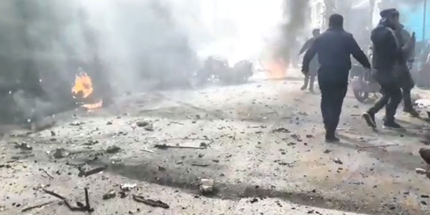 Suriye Çobanbey'de bomba yüklü araçla saldırı!