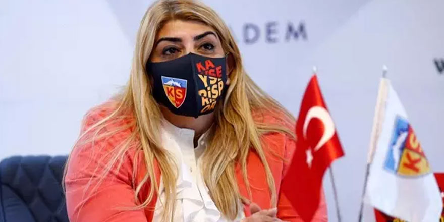 Kayserispor Başkanı Berna Gözbaşı'ndan hakem kararlarına tepki