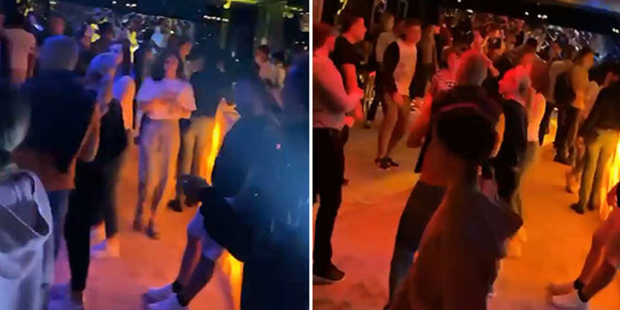 Böyle rezalet görülmedi!  Antalya'da otelde 'korona' partisi