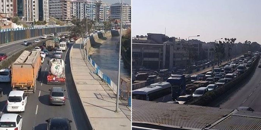 İzmir'de Erdoğan trafiği