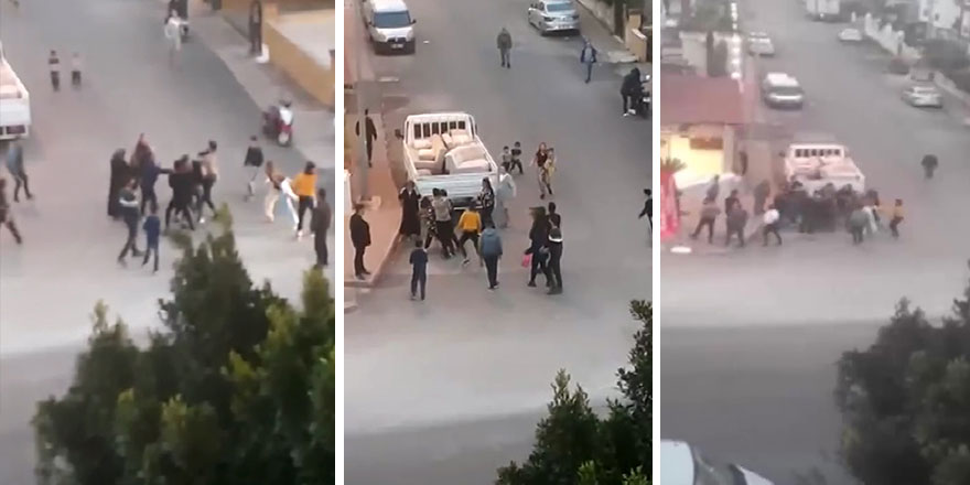 Antalya'da kadınların kavgası 20 kişilik mahalle kavgasına dönüştü! Yumruklar havada uçuştu