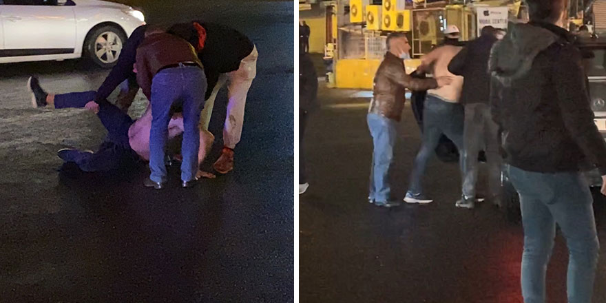 Diyarbakır'da bir kişi kendisini yol ortasına attı! Polise zor anlar yaşattı