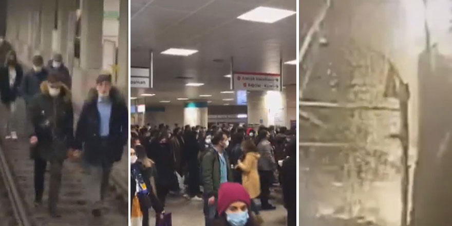 Yenikapı-Bayrampaşa metro hattında patlama! Sebebi ise akıllara ziyan