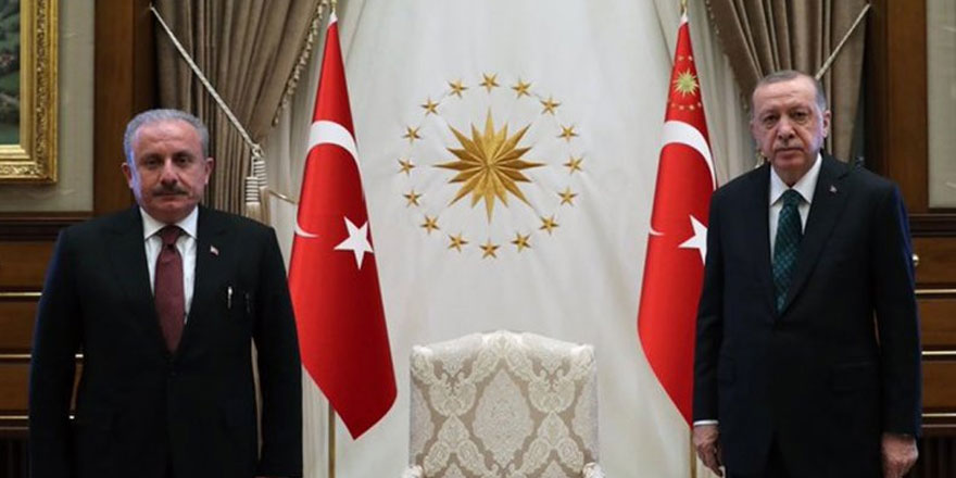 Cumhurbaşkanı Erdoğan, Mustafa Şentop ile görüştü