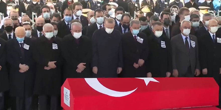 Bitlis'te şehit olan 11 asker  için Ankara'da devlet töreni