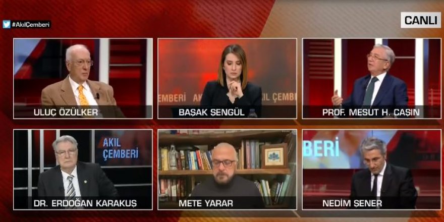 Sunucu ne yapacağını şaşırdı! CNN Türk canlı yayınına Prof. Dr. Mesut Caşın'ın küfrü damga vurdu