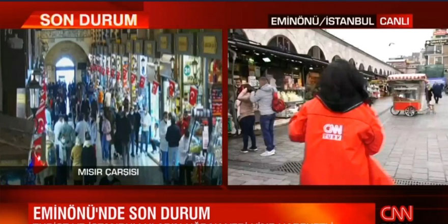 CNN Türk muhabiri Sema Akbulut'a canlı yayında taciz