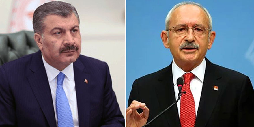 Fahrettin Koca'dan Kemal Kılıçdaroğlu'na aşı suçlaması