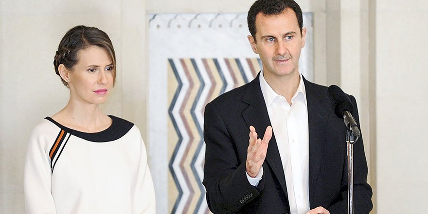 Suriye Devlet Başkanı Beşar Esad ile eşi Esma Esad Rusya'ya götürüldü 