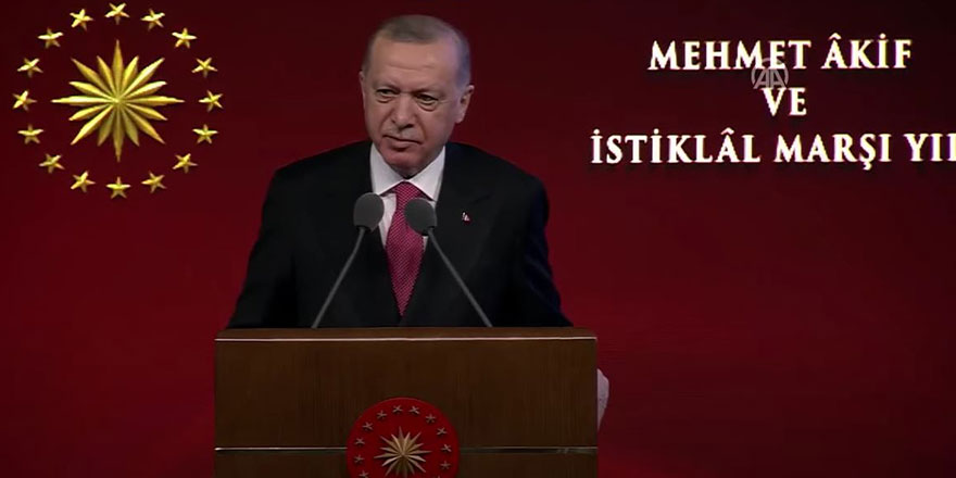 Cumhurbaşkanı Erdoğan: Biz mayası şiirle yoğrulmuş bir milletiz