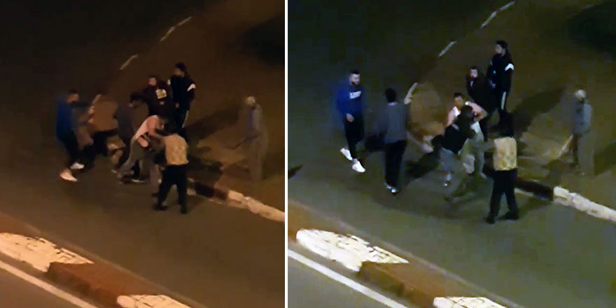 Antalya'da 5 kişi bir kişiyi sokak ortasında darp etti!