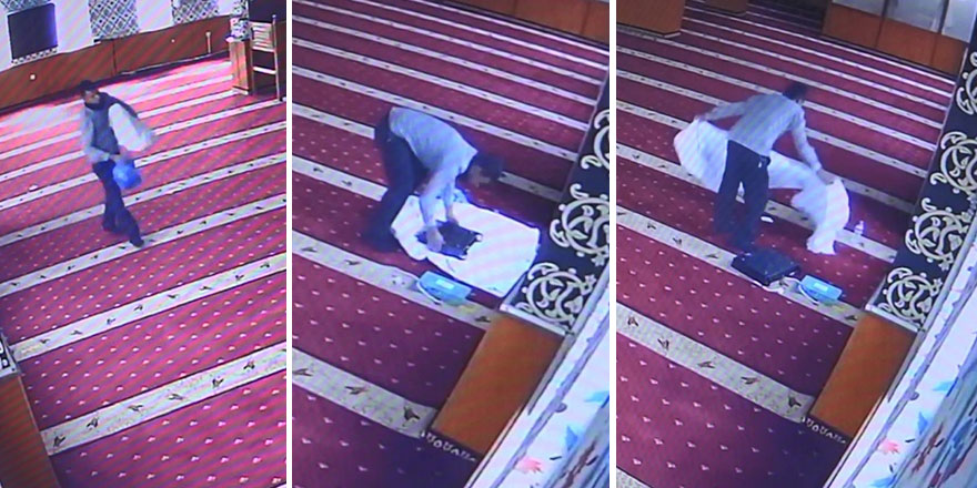 Diyarbakır'da akıllara durgunluk veren olay! Camiye girdi kefene sarıp kaçtı