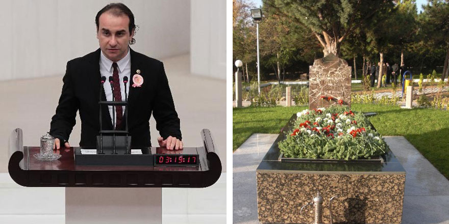 Alparslan Türkeş’in oğlu Ahmet Kutalmış Türkeş babasının mezarına alınmadı 