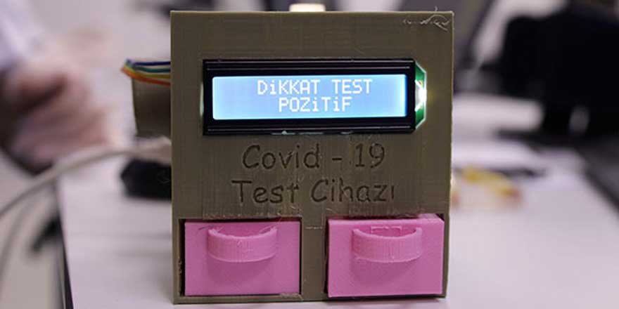 Gaziantep'te öğrenciler Koronavirüs test cihazı geliştirdi