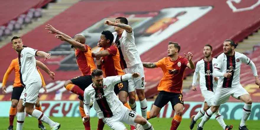 Galatasaray Karagümrük maçı 1-1 bitti