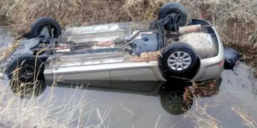Kayseri'de feci kaza: Sulama kanalına düşen araçta 4 kişi öldü