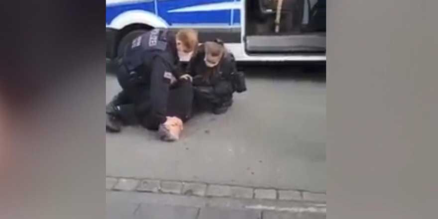 Almanya'da Türk iş insanı Emre Tümsek'e polis şiddeti! Georg Floyd olayını hatırlattı