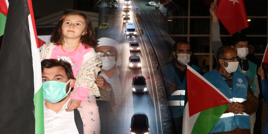 Türkiye'nin birçok ilinde İsrail'in Filistinlilere yönelik saldırıları protesto edildi