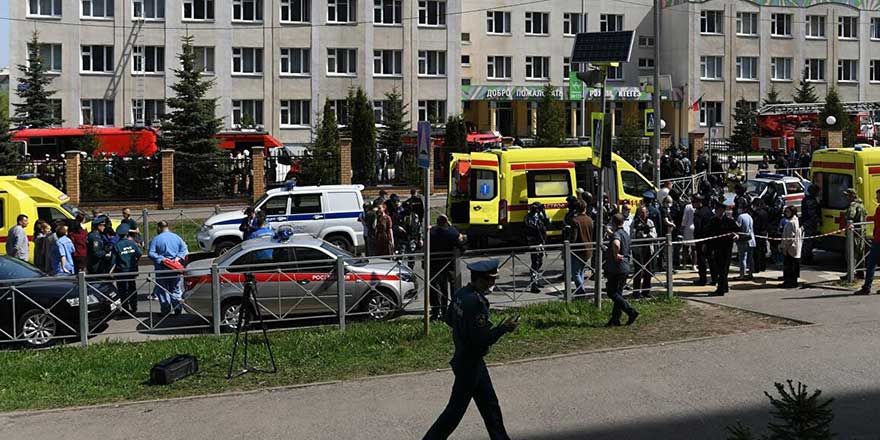 Tataristan'da okula silahlı saldırı! Ölü ve yaralılar var