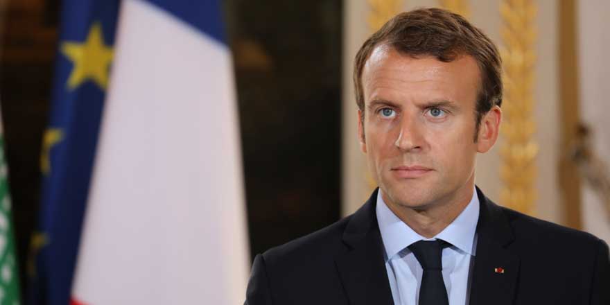 Fransa Cumhurbaşkanı Emmanuel Macron, Filistin lideri Abbas ile görüştü